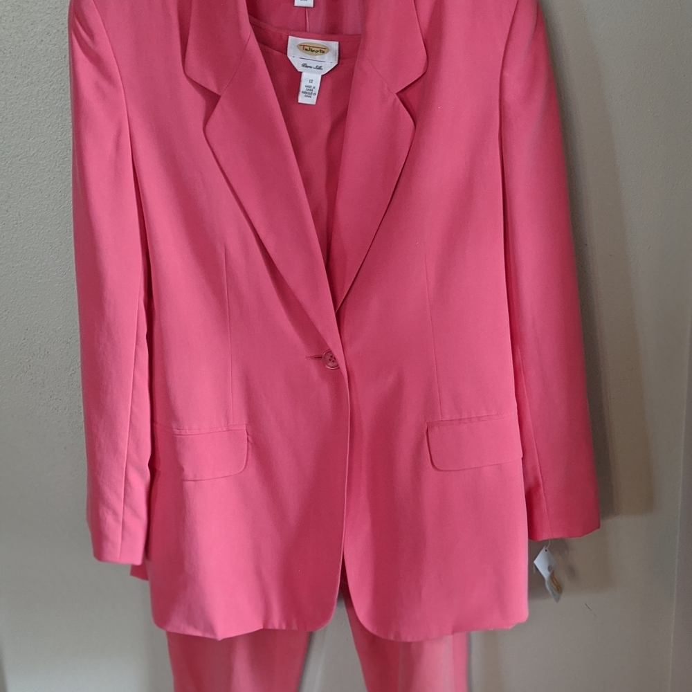 Three Piece Silk Suit